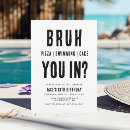 Search for 13th pool birthday invitations Swimming