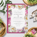Search for modern floral wedding invitations Watercolor