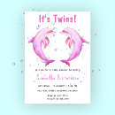 Search for dolphin baby shower invitations Under the sea