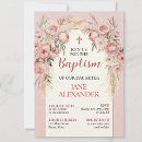 Search for pastel christening invitations Greenery