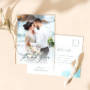 Search for wedding thank you photo postcards Minimalist