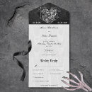 Search for skeleton invitations Black and white