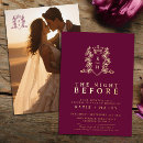 Search for red rehearsal dinner invitations Gold