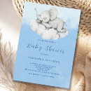 Search for elephant baby boy shower invitations Trendy