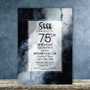 Search for surprise 75th birthday invitations Modern