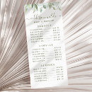 Search for botanical rack cards Eucalyptus