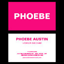Search for pink business cards Corporate