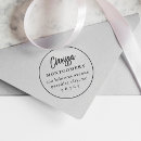 Search for round rubber stamps Return address