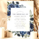 Search for blue flowers invitations Spring summer fall winter