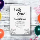 Search for fall 1st birthday invitations Simple