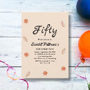 Search for fall leaves birthday invitations Simple