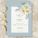 Search for blue daisy wedding invitations Wildflowers