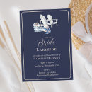 Search for boat bridal shower invitations Navy blue