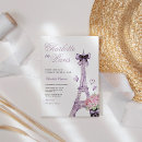 Search for parisian bridal shower invitations She said oui