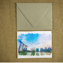 Search for singapore skyline postcards Marina bay