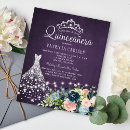 Search for purple dress invitations Tiara