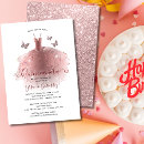 Search for bling quince invitations Butterflies