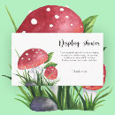 Search for fungi invitations Watercolor