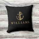 Search for black anchor cushions Captain