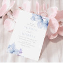 Search for floral wedding invitations Blue