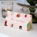 Search for western place cards Watercolor