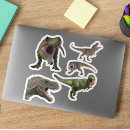 Search for raptor dinosaur stickers T rex