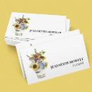 Search for florist business cards Watercolor