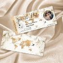 Search for plane ticket save the dates Boarding pass