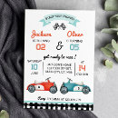 Search for race car birthday invitations Boys