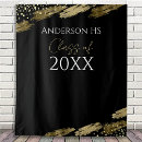 Search for class reunion party supplies Black and gold