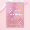 Search for 10 year old party invitations Modern