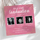 Search for triple graduation invitations announcements Graduate