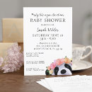 Search for panda baby girl shower invitations Bear