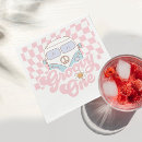Search for white daisy napkins Pink
