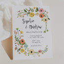 Search for bohemian floral wedding invitations Chic