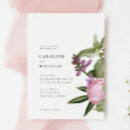 Search for pink and green wedding invitations Floral