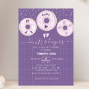 Search for baby show invitations Purple