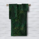 Search for green leaves bath towels Modern
