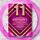 Search for 11 year old birthday invitations 11th birthday party