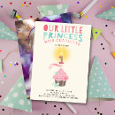 Search for little princess 1st birthday invitations Butterfly
