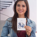 Search for blue bicycle postcards Cyclist