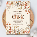 Search for wildflowers birthday invitations Boho bohemian