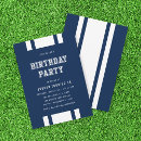 Search for editable birthday invitations Blue