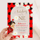 Search for ladybug birthday invitations Our little ladybug