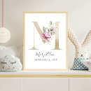 Search for floral letter m baby kids Baby girl