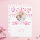Search for baby girl birthday invitations Watercolor