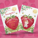 Search for picnic 1st birthday invitations Berry first