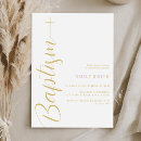 Search for modern christening invitations Minimal