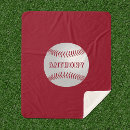 Search for baseball blankets Red