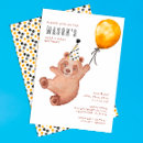 Search for teddy bear birthday invitations Gender neutral birthday